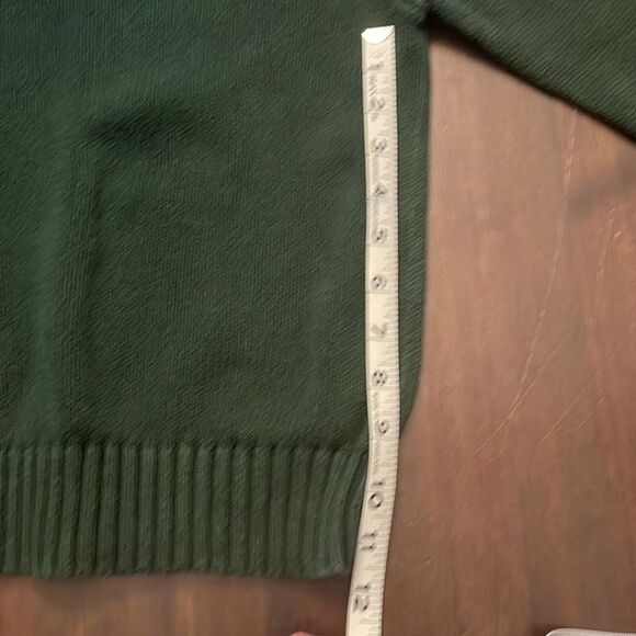 Polo Ralph Lauren Vintage Y2K Green Knit Sweater Youth Small S(8/10) Logo - Picture 8 of 9